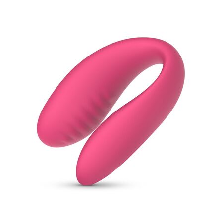Розовый интерактивный вибростимулятор для пар Orio
